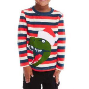 Andy & Evan - Dino Santa L/S Tshirt